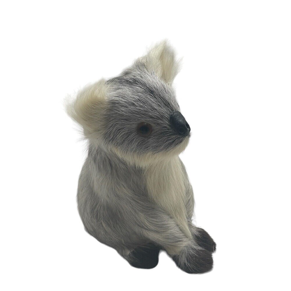 Koala Plush Real Hair Realistic 5” Stuffed Animal Toy Vintage RARE - Picture 3 of 15